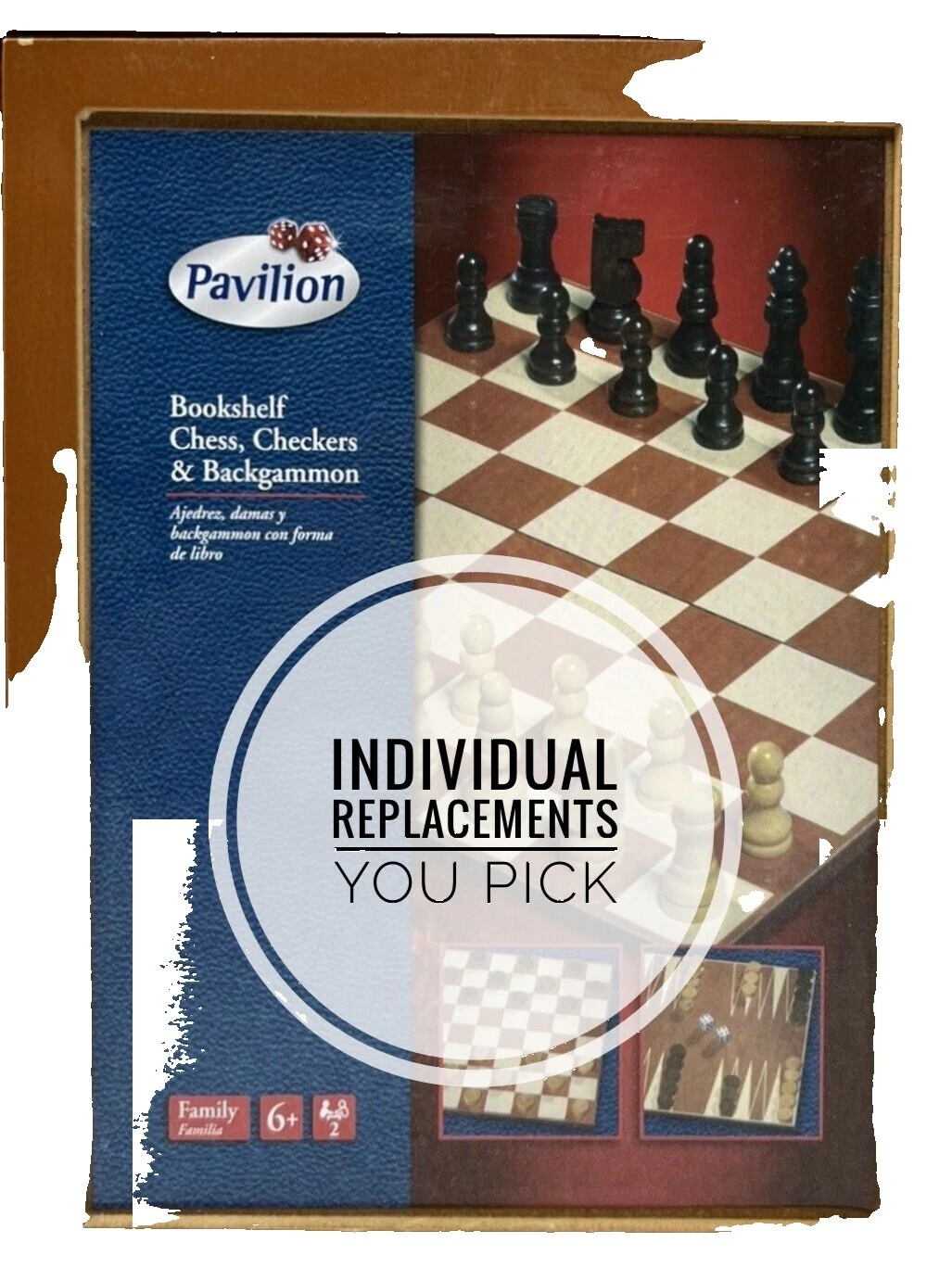 Cajas de juego Marrón