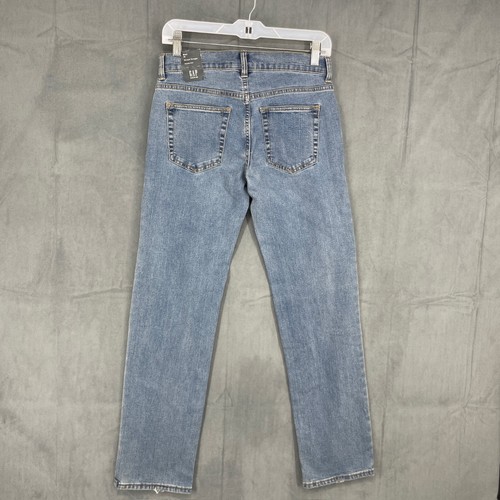 GAP Denim Jeans Kids 16 Blue Medium Washed Stretch Straight Leg Cotton Blend - Picture 9 of 14