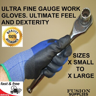 ULTIMATE MECHANICS HANDSCHUHE, PU HI GRIP HANDFLÄCHE, NEU HI TECH SUPERFEINES ULTIMATIVES GEFÜHL