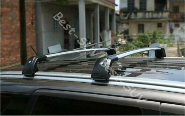 Barra transversal portaequipajes de techo de aluminio de 2 piezas apta para Audi Q5 2009-2017 Foto 4 de 4