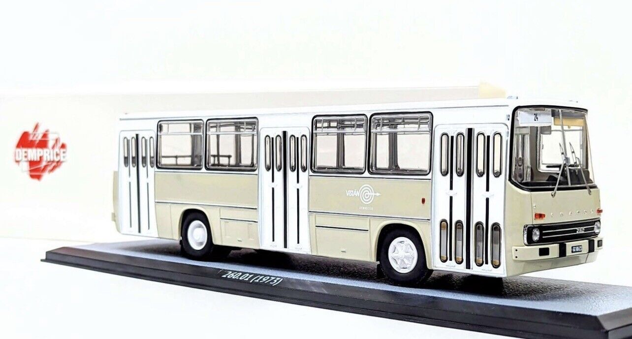 1:43 união soviética lenda ônibus Ikarus-260.06 modelo fundido escala metal  original brinquedo veículo para