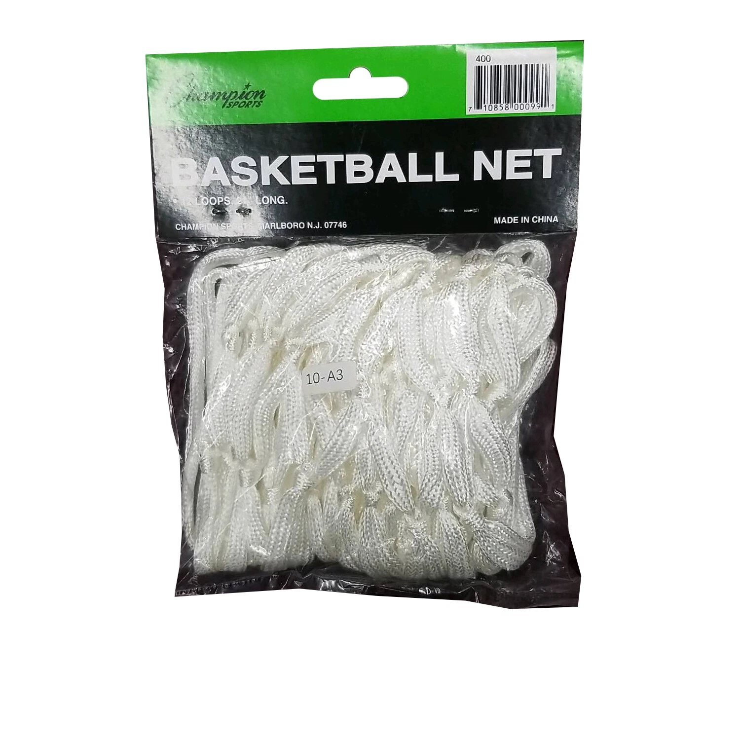 Braided Nylon Basketball Net - Thumbnail 2
