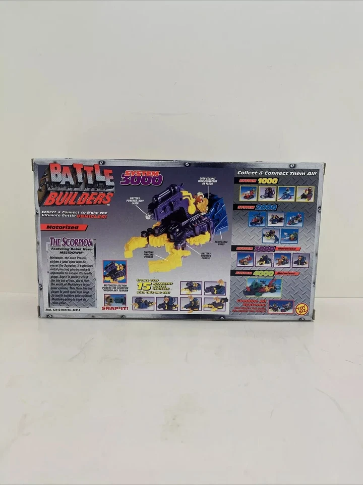 Toy Biz Battle Builders Sistema de Construcción Motorizado 3000 “El Escorpión” Totalmente Nuevo Foto 3 de 3