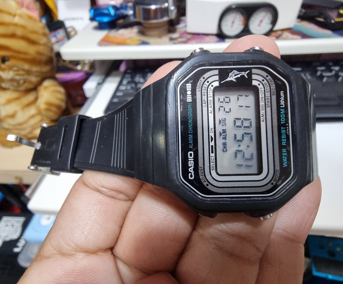 Vintage Rare Collectible Japan Casio Marlin W-200 (108 Vintage Rare Collectible Japan Casio Marlin W-200 (108