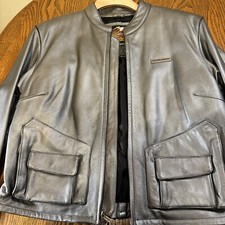 Harley Davidson Silver Size XL Ladies Biker Jacket 103819