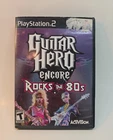 Guitar Hero Encore: Rocks the 80s (Sony PlayStation 2, 2007) Complete and Tested