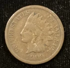 1909-P Indian Head Cent Copper Penny- VG