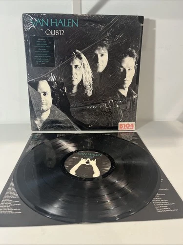Vintage 1988 VAN HALEN Vinyl LP Record Album "OU812" Warner 1-25732