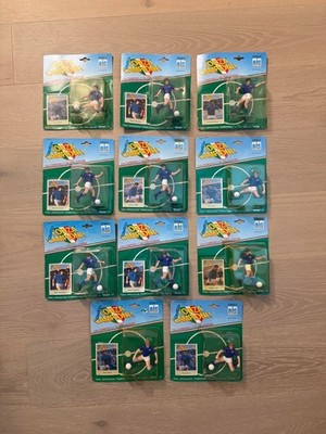 (11) VINTAGE & SEALED + FORZA CAMPIONI, ITALY Soccer Figures - Kenner 1983
