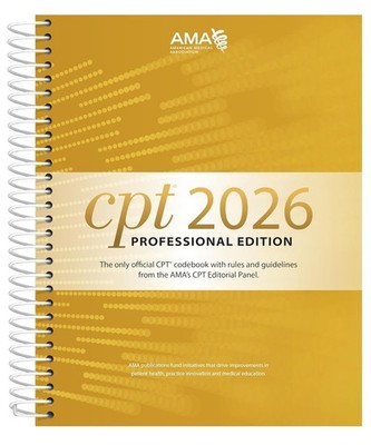 CPT Professional 2026 by American Medical Association Spiral Bound BRAND NEW IN