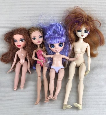 Lot 4 Monster High Ever After Ashlynn Bratz Doll Rainbow Some Parts Missing