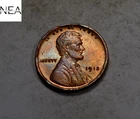 1915 Lincoln Wheat Penny Cent ~ Almost Uncirculated AU Red/BN ~ (ZW738)