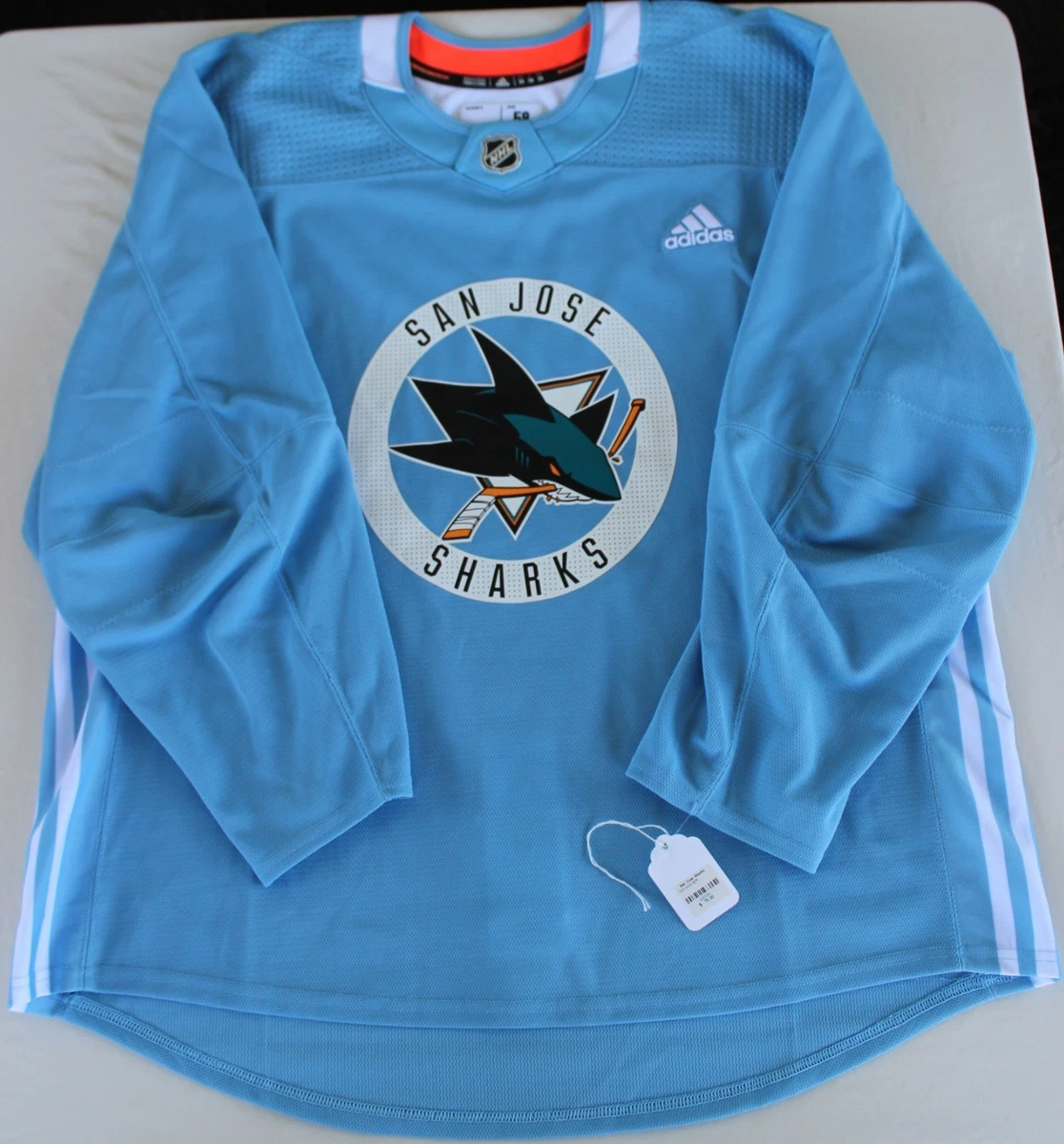 San Jose Sharks 58 Size Jersey NHL Fan Apparel & Souvenirs for