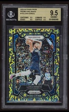 2023-24 Panini Prizm Luka Doncic King Snake Prizms BGS 9.5 Gem Case Hit SSP 110