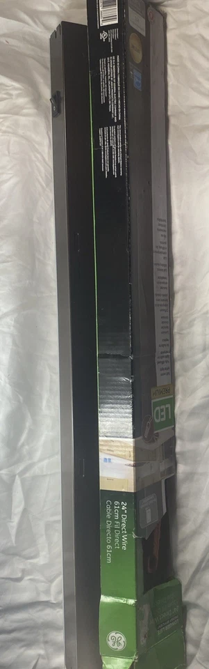 Лот из 2 светодиодных прямых проводов GE с регулируемой яркостью для подсветки под шкаф полированная маслом бронза 24 дюйма - Изображение 3 из 4