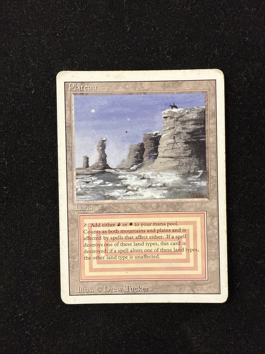 MTG Dual Land Plateau Revised 3ED 2個 Plateau dual land - is this real? : r/MagicCardPulls