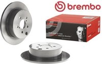 2X Bremsscheibe Brembo 08.C661.11 2 Bremsscheiben Hinterachse Hinten FüR Subaru