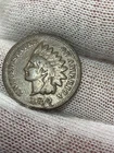 1870 INDIAN HEAD CENT Penny.  Nice Higher Grade Details Old US Coin! Damaged.