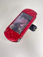 Sony PlayStation Portable PSP-3000 Red Console 365 w/2400mAh Battery Charger