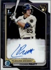 Topps 2024 Bowman Chrome Cooper Pratt 1st Bowman Auto #CPA-CPR Brewers