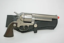 Toy Gun and Holster SET High Quality Leather BLACK Brand New Toy Cap Gun