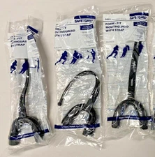 3 Pcs Black Mouth Guard Football Sports Mouthguard with Strap FORM-FIT