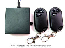 MSD-INC 24V 30A 315mhz relay switch with 2 on off remote control RX40-2