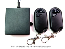 MSD-INC 24V 30A 315mhz relay switch with 2 on off remote control RX40-2