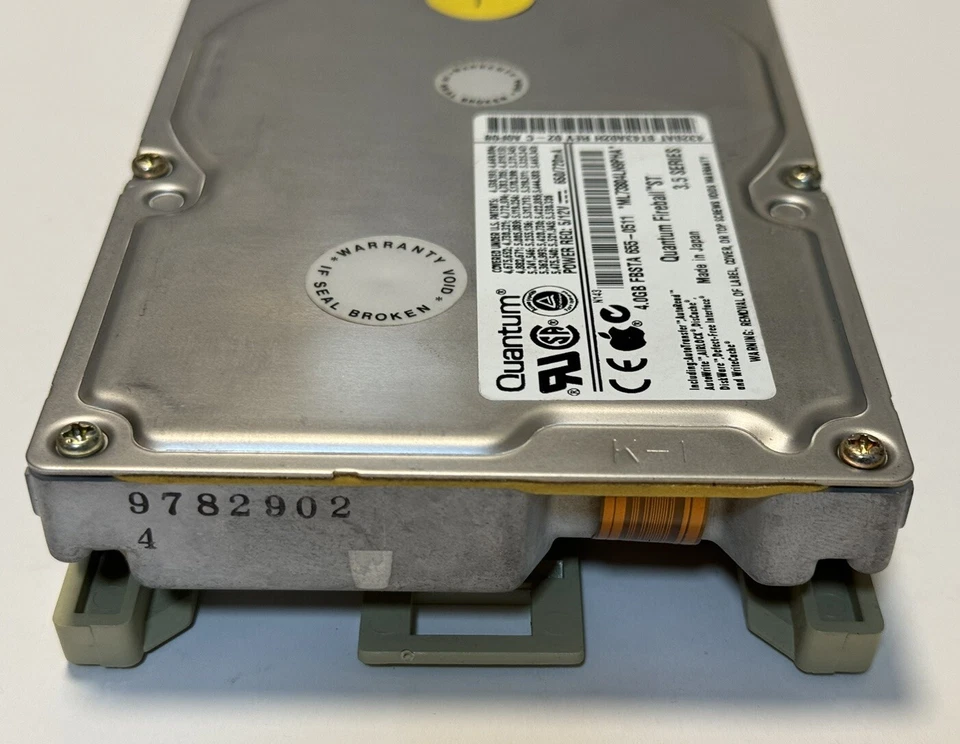 💻 Quantum Fireball ST Apple Logo'd 4.0GB 655-0511 IDE Hard Drive Tested Working - Image 4 of 4
