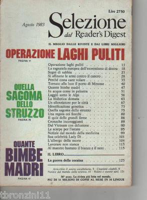 AUSWAHL AUS READER'S DIGEST - AUGUST 1983