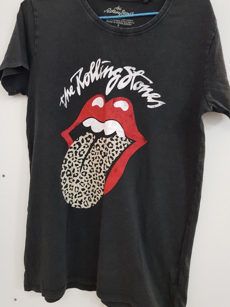 The Rolling Stones Graphic 2021 Oversized Black t-shirt size 6 