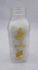 Vintage Samuel Callet Goldilocks - Rutter Bros Milk, Glass Baby Bottle 8 oz