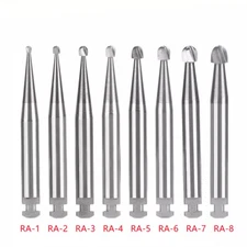 Dental Round Latch Carbide Bur RA 1 2 3 4 5 6 7 8 Midwest For Slow Low Speed H