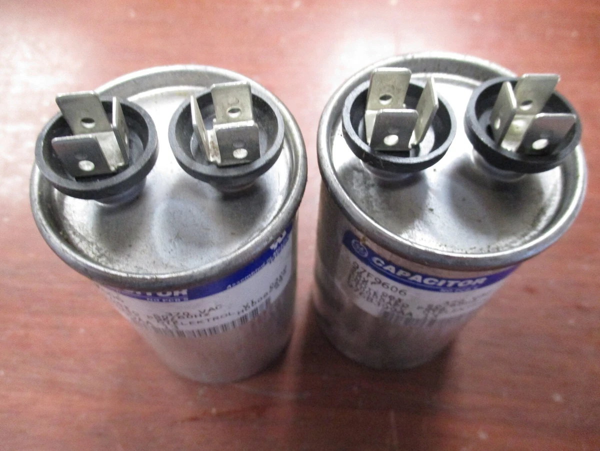 General Electric 97F9606 Round Capacitor (25uF, 370VAC, 50/60Hz 
