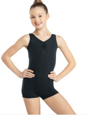 NEW UNOPENED - Boycut Unitard Black, Med Adult - Revolution Dancewear 10008
