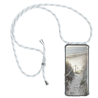 Für Xiaomi Poco F2 Pro / Redmi K30 Pro Handyhülle Umhängen Kette Weiß / Silber