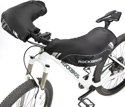 ROCKBROS Winter Fahrrad Lenker Handschuhe Lenkerstulpen MTB Motorrad Winddicht