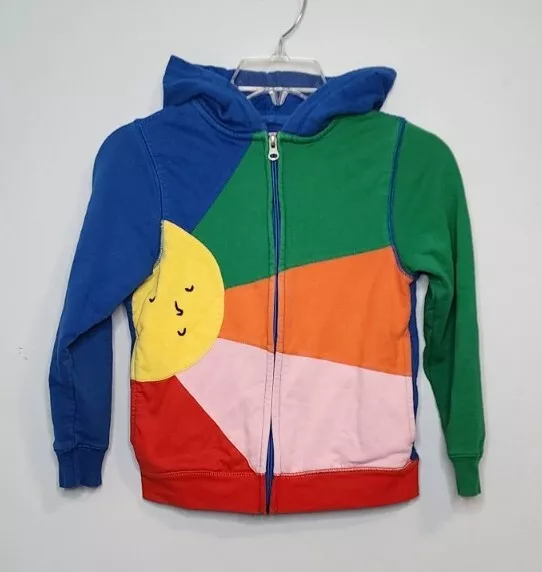 Hanna Andersson Spring Into Sunshine Rainbow Primary Color Hoodie