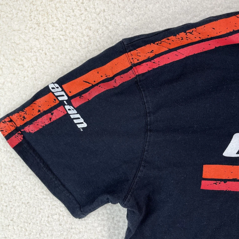 Camisa Can-Am Para Hombre Mediana Negra Cuello Redondo Gráfico T Manga Corta Adulto Foto 3 de 4