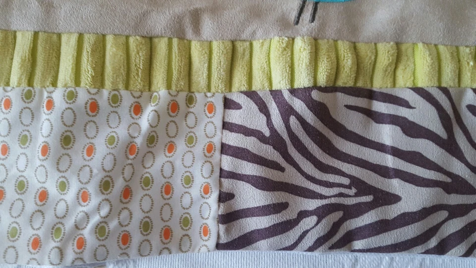 Carter's Wildlife Baby Nursery Window Valance Bird Animal Jungle Print New  - Image 3 of 4