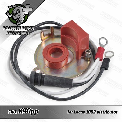 Positive Earth Electronic Ignition Kit for Lucas 18D2 Twin Cylinder Distributor