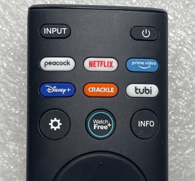 Vizio XRT140 Remote XRT140L With Peacock/Netflix/Prime/Disney+/
