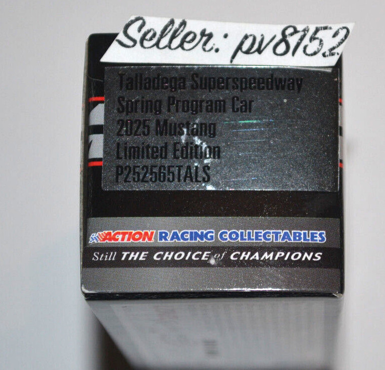 2025 Jack Links 500 Program Car Spring Diecast Talladega NASCAR