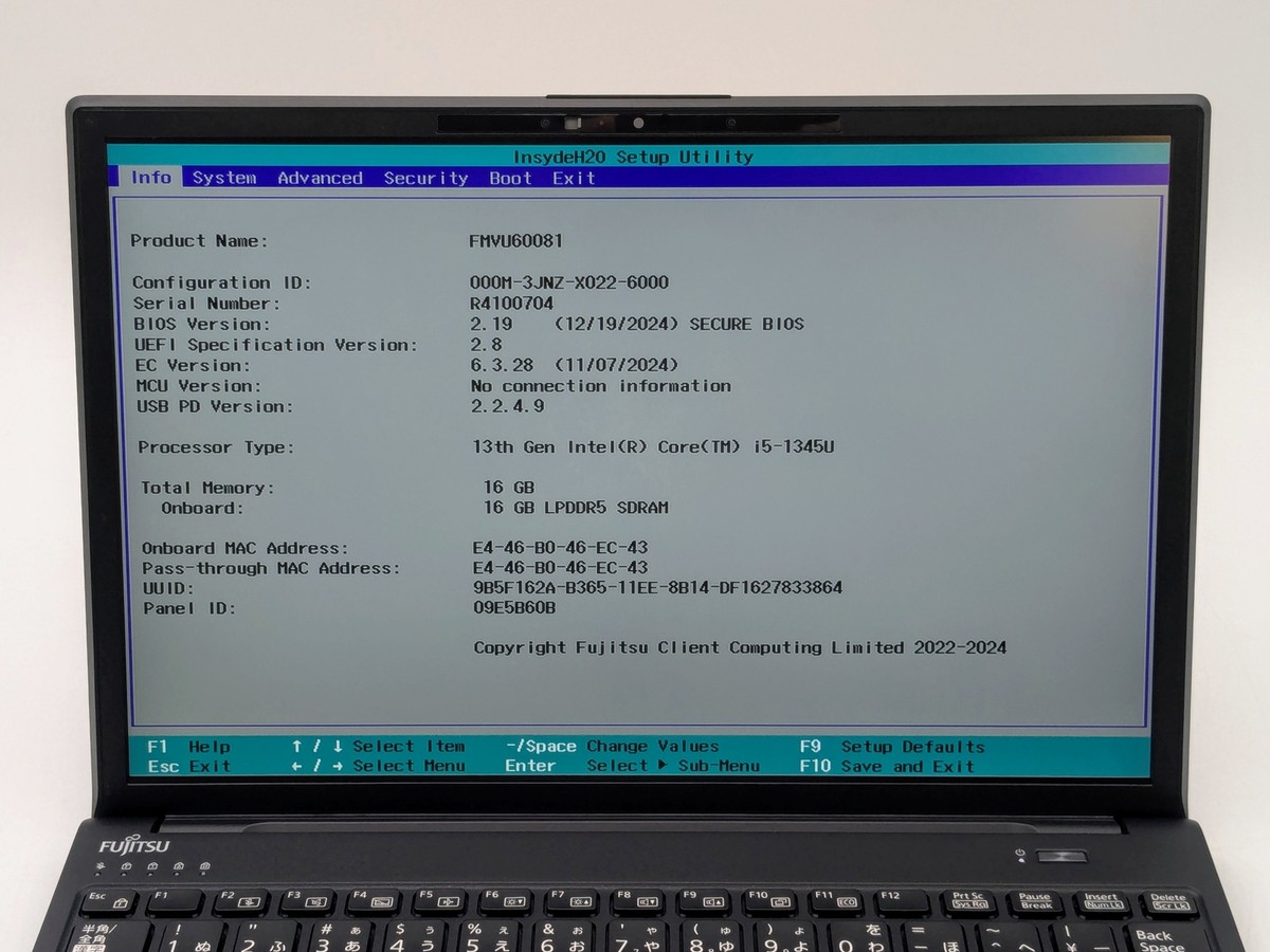 FUJITSU Lifebook U9313/M 13
