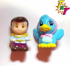 Disney Cinderella Squinkies Prince and Blue Bird Figures 2011 Set Blip Toys