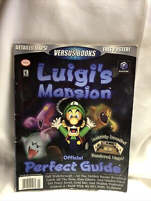 Official Nintendo Luigi's Mansion Gamecube Strategy Guide Book