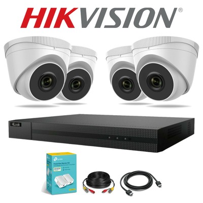 HIKVISION 5MP IP CCTV SICHERHEITSSYSTEM KIT HEIMÜBERWACHUNG IP 67 AUSSENKAMERA