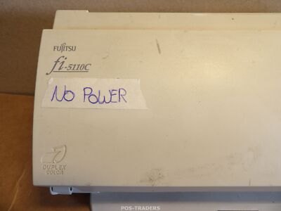 Fujitsu fi-5110C 600DPI A4 USB Duplex Color Document Scanner: NO POWER 