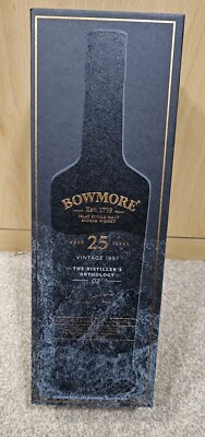 Bowmore Distillers Anthology 25 Year Old Empty Whisky Box