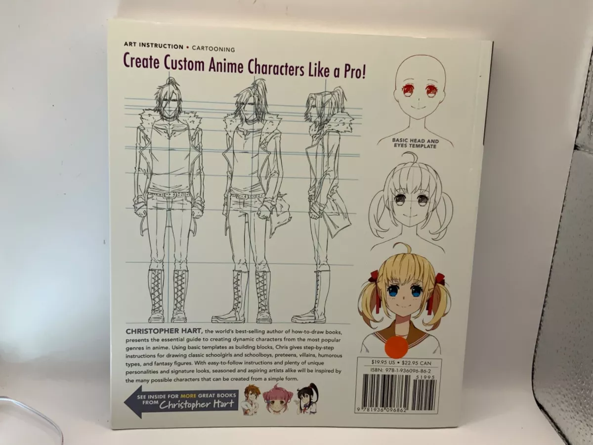 The Master Guide to Drawing Anime: How to Draw Original Characters from  Simple Templates by Christopher Hart, Paperback